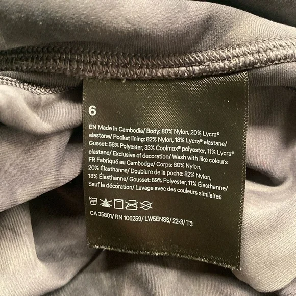 Lululemon Diamond Dye Grey Graphite Groove Super-High-Rise Flared Pant | Size 6 - Picture 7 of 9